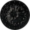 Ekena Millwork Foster Acanthus Leaf Ceiling Medallion (Canopies up to 2 1/4"), 20 1/2"OD x 1 1/2"P, Black Pearl CM20FOBPS - alternate 1